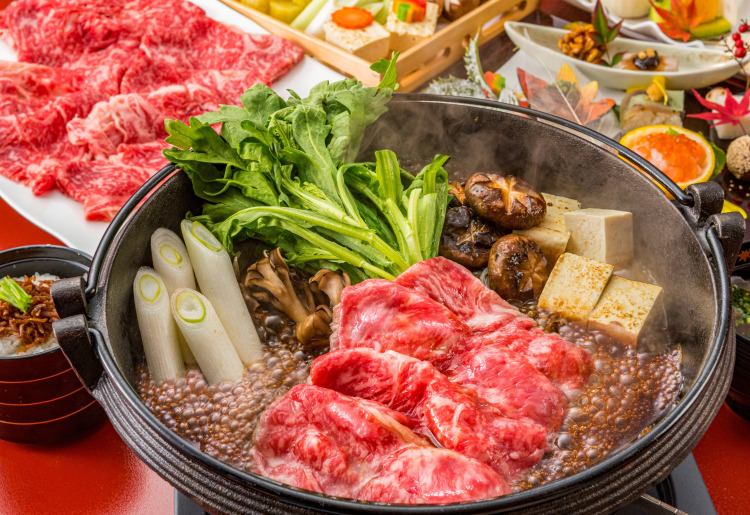 常陸牛すき焼き